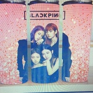 BLACK PINK HANDMADE STAINLESS STEEL 20OZ Tumbler